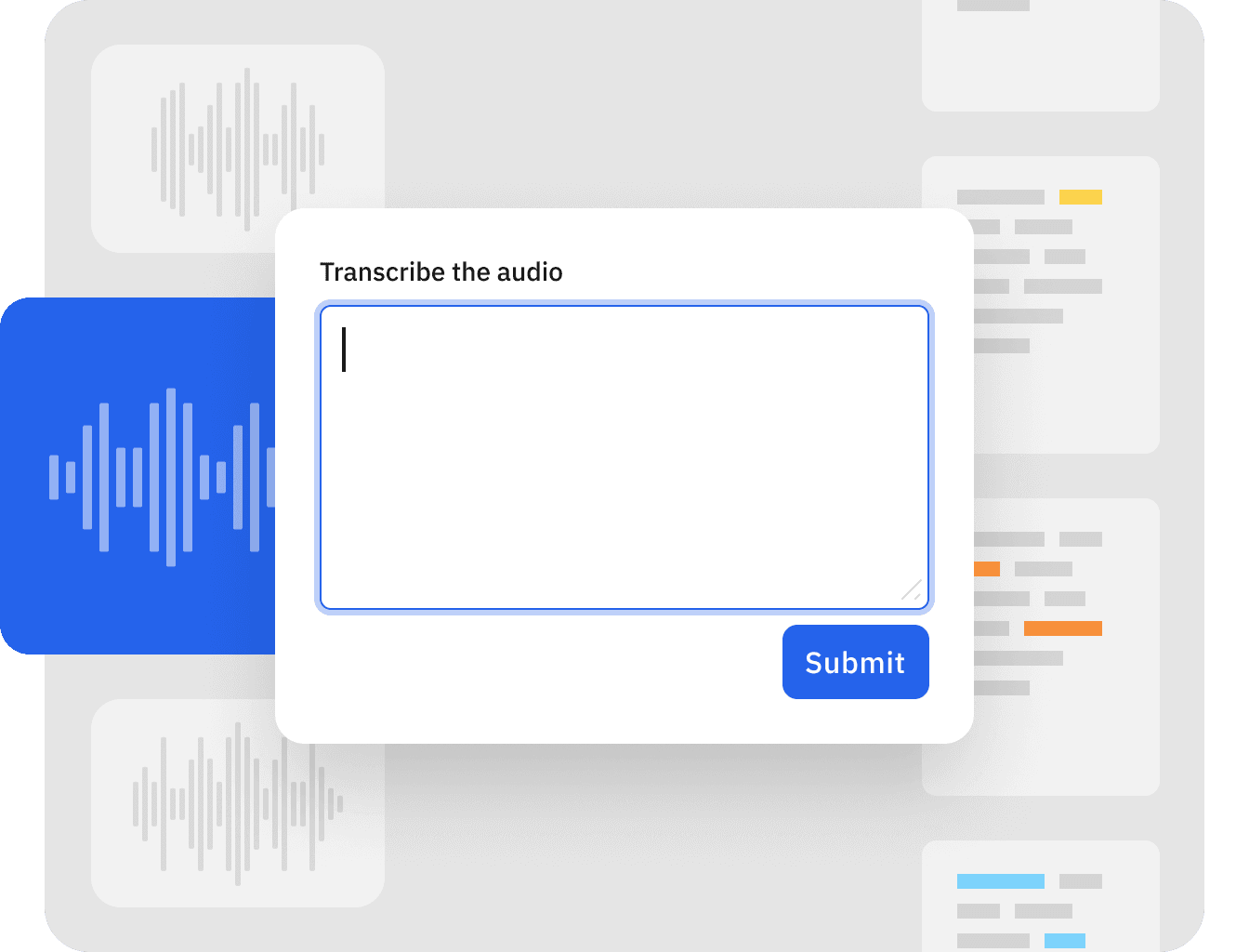 Audio tasks